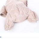 16inch Newborn Baby Doll Supply Suede Cloth Body for Reborn 3/4 Arm Full Leg Doll Kit Beige Color