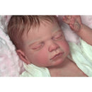 22inch Unpainted Reborn Kits Baby Doll with Head 3/4 Arms Legs Soft Silicone Newborn Baby Doll DIY Making Normal Skin