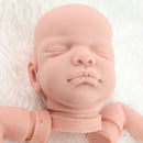 22inch Unpainted Reborn Kits Baby Doll with Head 3/4 Arms Legs Soft Silicone Newborn Baby Doll DIY Making Normal Skin