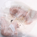 22inch Unpainted Reborn Kits Baby Doll with Head 3/4 Arms Legs Soft Silicone Newborn Baby Doll DIY Making Normal Skin