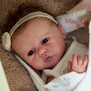 50cm Unpainted Vinyl Blank Doll Kits for 20'' Reborn Baby Girl Doll Making Supplies