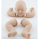 20inch Unpainted Reborn Kits Baby Doll with Head 3/4 Arms Full Legs Soft Silicone Newborn Baby Doll DIY Making Normal Skin