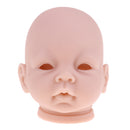Handmade DIY 22inch Reborn Silicone Kits Full Limb Mold Blank Baby Doll with Head 3/4 Arms Full Legs Kit Birthday Gift