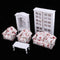 1/12 Scale Dollhouse Furniture Sofa End Table And Wooden Vertical Display Cabinet