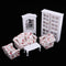 1/12 Scale Dollhouse Furniture Sofa End Table And Wooden Vertical Display Cabinet