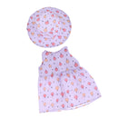 Sleeveless Balloon Pattern Dress And Hat For 18 Inch American Dolls