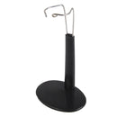 2 Pieces Adjustable 11-14cm Display Holder Support Stand for Hot Toys Figures Bear Toy White & Black