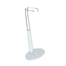 2 Pieces Adjustable 11-14cm Display Holder Support Stand for Hot Toys Figures Bear Toy White & Black