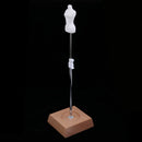 Adjustable 1/4 Display Holder Clothes Small Female Body Stand For BJD MSD Dolls Window Display