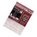 Coffe Shop Backdrop Backcloth For 1/6 Blythe Doll Photography Accs 60x120cm