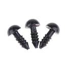 300 Pieces Plastic Safety Screw Eyes 8mm for Teddy Bear Animals Toy Doll DIY Making Supplies