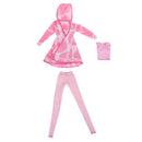 Handmade Pink Jacket Trousers Outfit for 12inch Blythe Azone 1/6 Obitsu Dolls Clothing Accessories