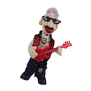 Electric Plush Toy Punk Bass Man Figure Doll Kids Toys Creative Gifts