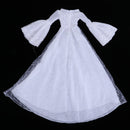 Elegant Doll Formal Dress Gown for Night Lolita Doll Clothes Accessories White