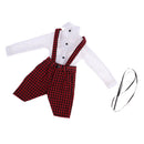 Elegant Doll Suspender Trousers Gown Suit for Night Lolita Doll Clothes Accessories