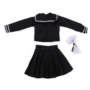 Adorable College Style Uniform Set For 1/3 BJD Girl Dolls Accessories Black