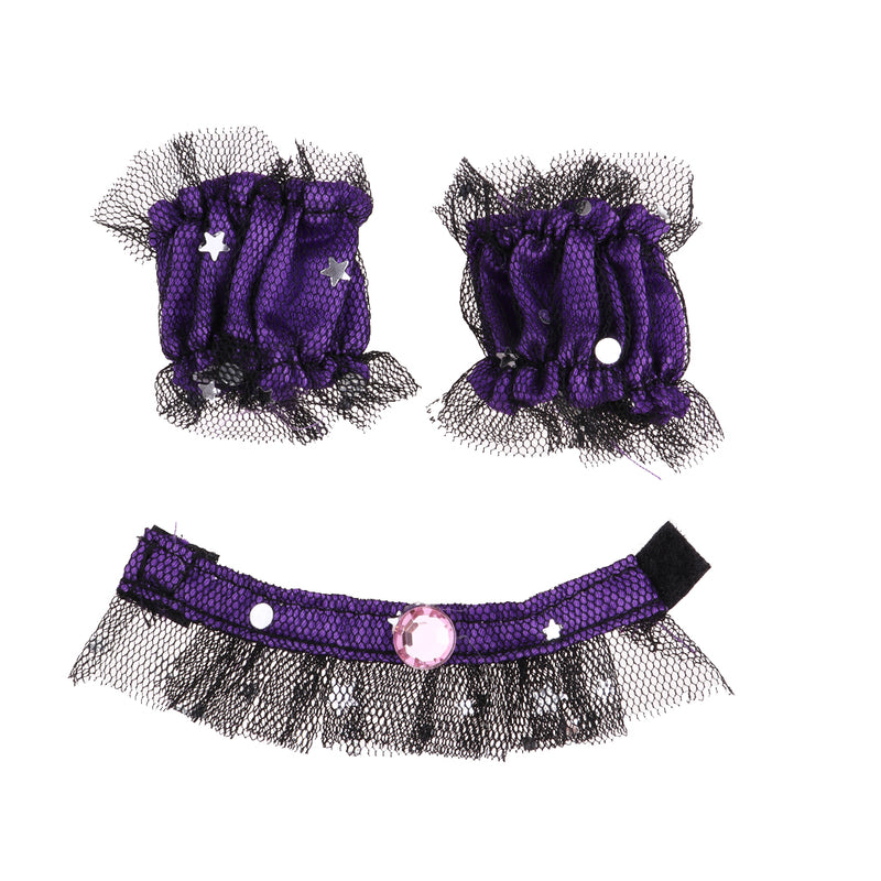 1/3 BJD Dress Purple Lolita Dress With Big Long Tail For Night Lolita Girl Doll