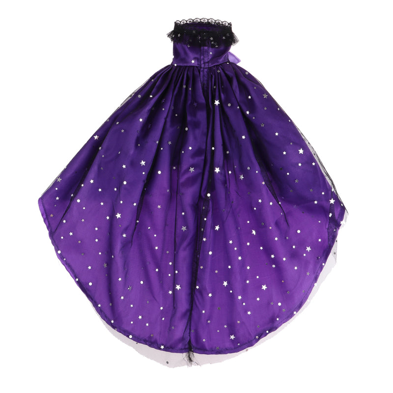 1/3 BJD Dress Purple Lolita Dress With Big Long Tail For Night Lolita Girl Doll