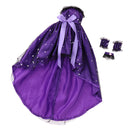 1/3 BJD Dress Purple Lolita Dress With Big Long Tail For Night Lolita Girl Doll