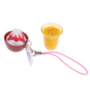 2 Pieces 1/6 Dollhouse Miniature Kitchen Decor Food Set Ice Cream & Juice
