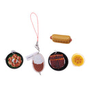 5Pcs 1/6 Dollhouse Miniature Food Set Dessert Juice Ice Cream Meatball Steak