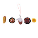 5Pcs 1/6 Dollhouse Miniature Food Set Dessert Juice Ice Cream Meatball Steak
