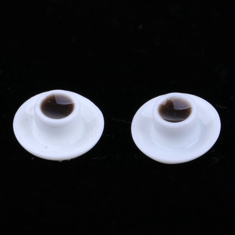 1/12 Dollhouse Miniature Coffee Cups And Coffee Kettle Food Drink Accessory