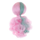 Dolls Wig Ice Cream Curly Hair with Head Scalp Shell Kit for 12inch RBL Blythe Takara Custom Accessories