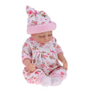 Nicely 11inch Reborn Girl Sleeping Baby Doll with Cradle & Pillow & Quilt Kit Children Play Fun & Early Learn Toy