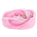 Nicely 11inch Reborn Girl Sleeping Baby Doll with Cradle & Pillow & Quilt Kit Children Play Fun & Early Learn Toy