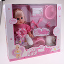 Dollhouse Miniature Girl Jointed Dolls Model Playset Pretend Play Toy Gift