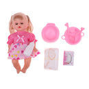 Dollhouse Miniature Girl Jointed Dolls Model Playset Pretend Play Toy Gift