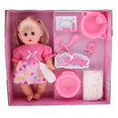 Dollhouse Miniature Girl Jointed Dolls Model Playset Pretend Play Toy Gift