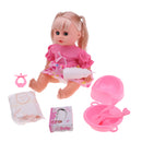 Dollhouse Miniature Girl Jointed Dolls Model Playset Pretend Play Toy Gift