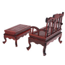 1/6 Scale Wooden Bench and Tea Table Action Figure Dolls Scene Accessories