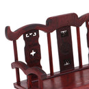 1/6 Scale Wooden Bench and Tea Table Action Figure Dolls Scene Accessories