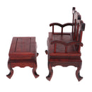 1/6 Scale Wooden Bench and Tea Table Action Figure Dolls Scene Accessories