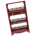 Wooden Bookshelf Bookcase Action Figure Dolls Scene Accessories