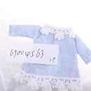 Dolls Clothes Blue Lace Dress for Mini Blythe 1/12 BJD Obitsu11 OB11 Doll Complete Look