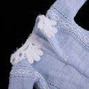 Dolls Clothes Blue Lace Dress for Mini Blythe 1/12 BJD Obitsu11 OB11 Doll Complete Look