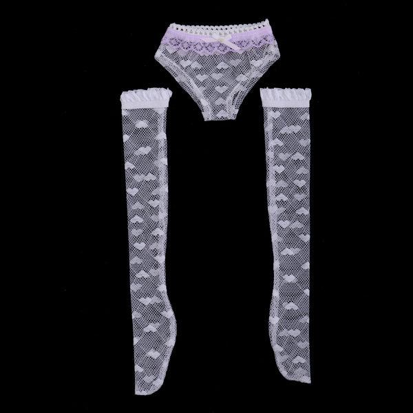 1/3 BJD Ball Jointed Doll Lace Underwear & Stocking for MSD DOD DZ LUTS Purple Color