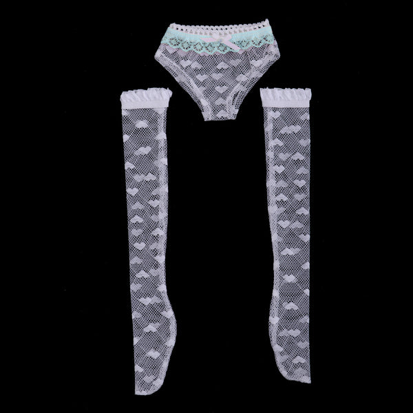 1/3 BJD Blue Lace Underwear Stocking Socks Set for LUTS DOD Dollfie Dolls Clothes