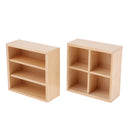 1:12 Wooden Combined Cabinet Organizer Model Furniture Dollhouse Decoration