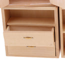 1:12 Wooden Combined Cabinet Organizer Model Furniture Dollhouse Decoration