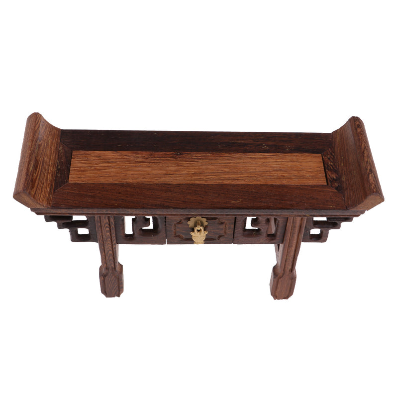 1/12 Dollhouse Miniature Wooden Multifunctional Table Lute Table/End Table/Tea Table Model