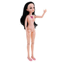1/3 BJD Dolls Normal Skin Tone Nude Body Girls Model With Straight Hair 23 inch