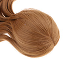Long Curly Wig High Temperature Wire Middle Parting for 1/3 BJD SD DOD Doll Light Coffee
