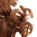 Long Curly Wig High Temperature Wire with Bang Pigtail for 1/3 BJD SD DOD Doll Flaxen