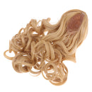 Long Curly Wig High Temperature Wire Middle Parting for 1/3 BJD SD DOD Doll Golden Yellow