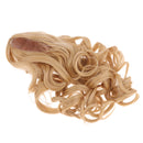 Long Curly Wig High Temperature Wire Middle Parting for 1/3 BJD SD DOD Doll Golden Yellow